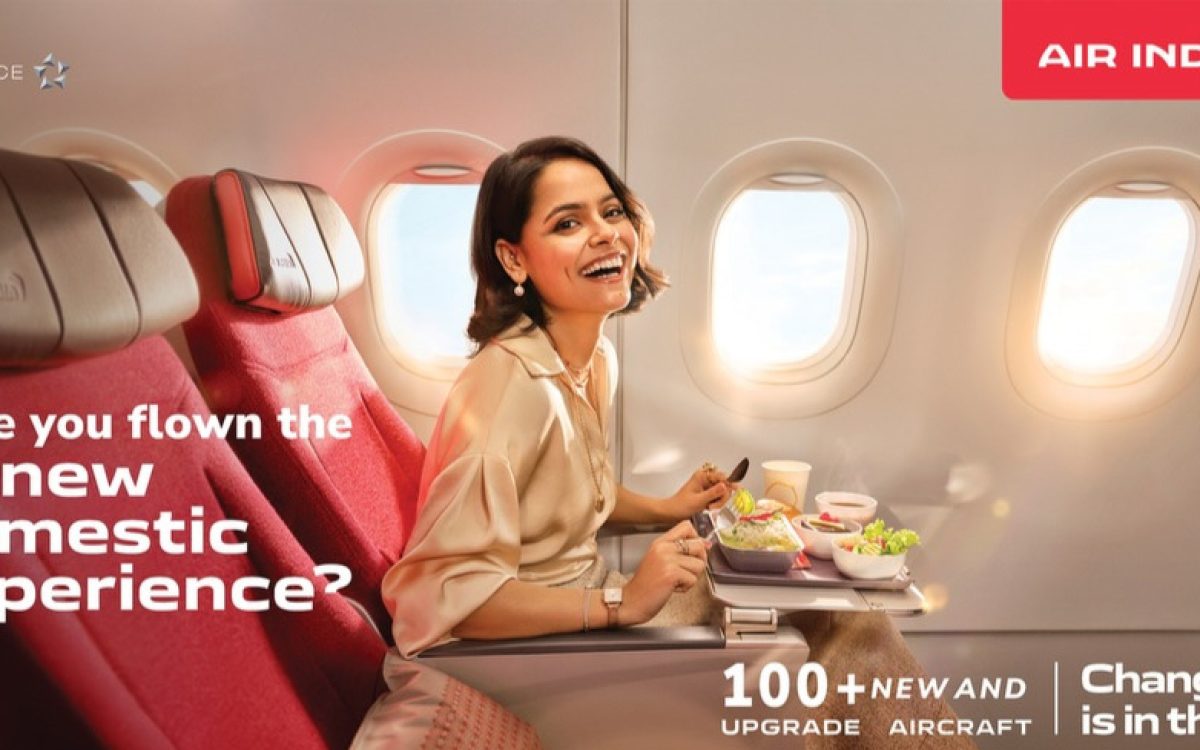 Air India premium cabin experience showcasing upgraded seating, in-flight dining, and comfort — a simple seat upgrade or something much bigger