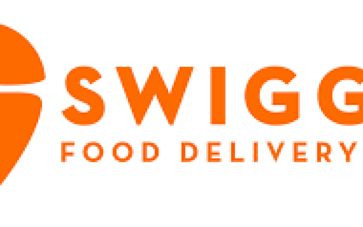 Swiggy logo with orange delivery icon and text “Food Delivery App,” representing a brand that turned everyday food ordering habits into a powerful identity-driven story.